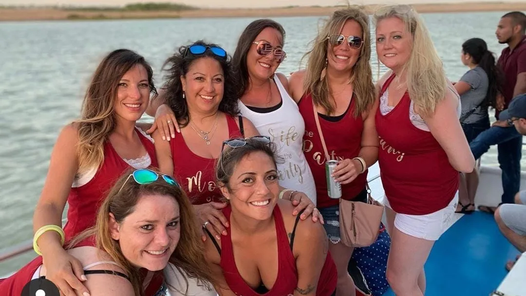 Private charter celebration on a boat in South Padre Island